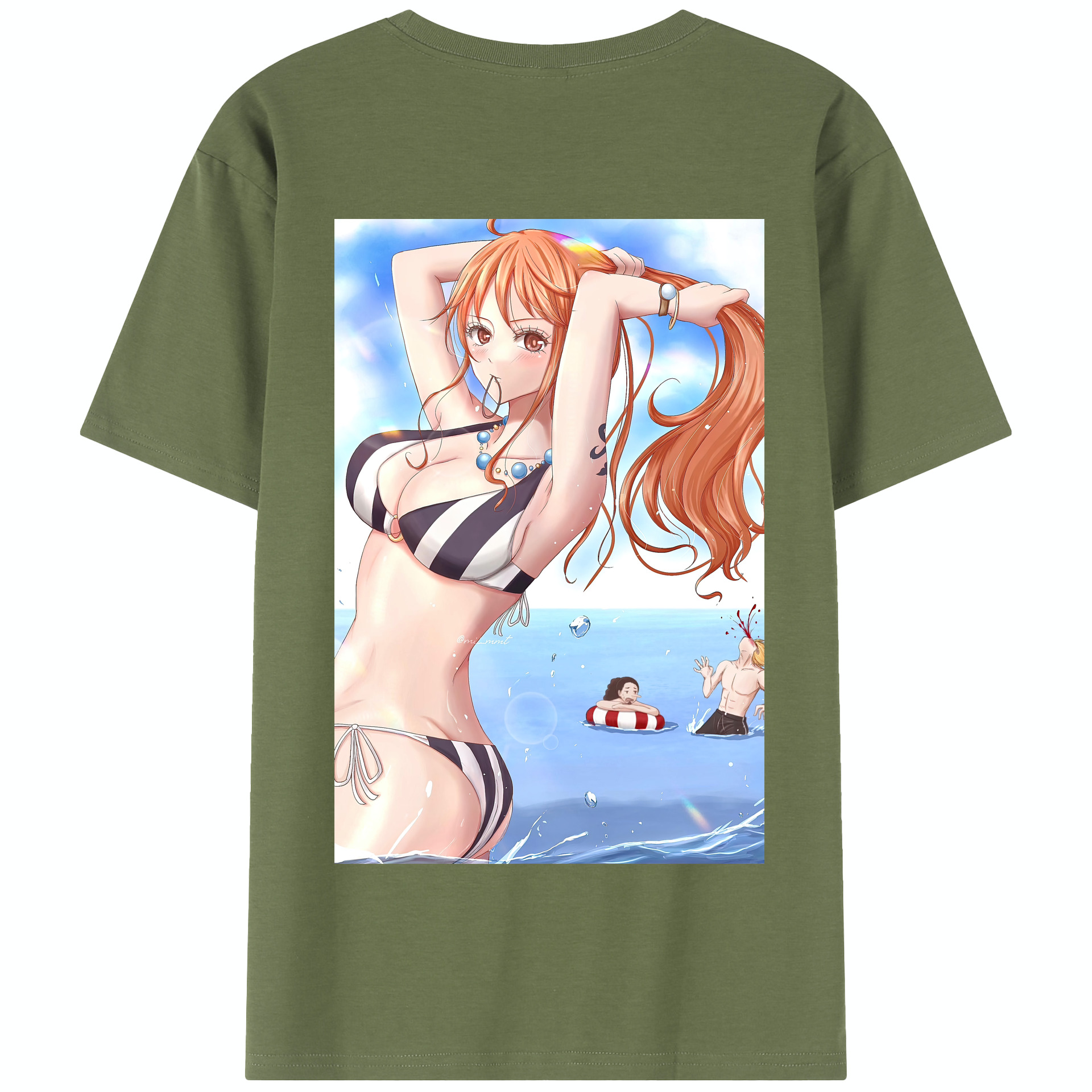 （画像用） ポケットモンスター Pokémon 綿100％半袖Tシャツ（背面プリント）